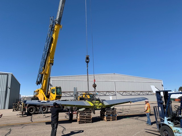 Structural steel frame installation for commercial building project