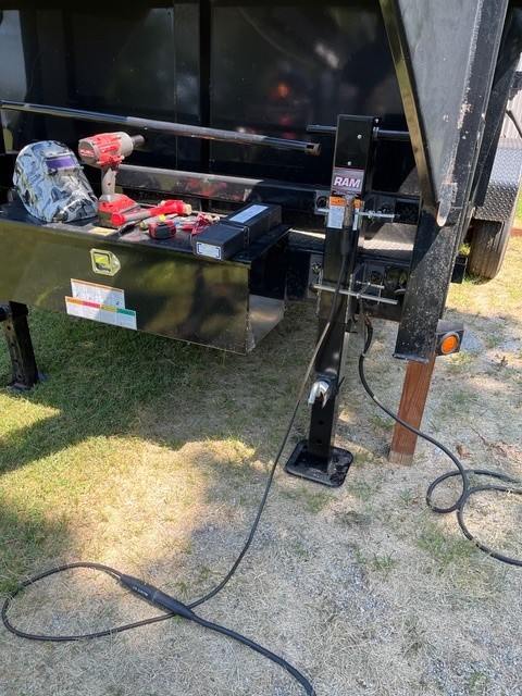 Precision fabrication — trench box modification on-site